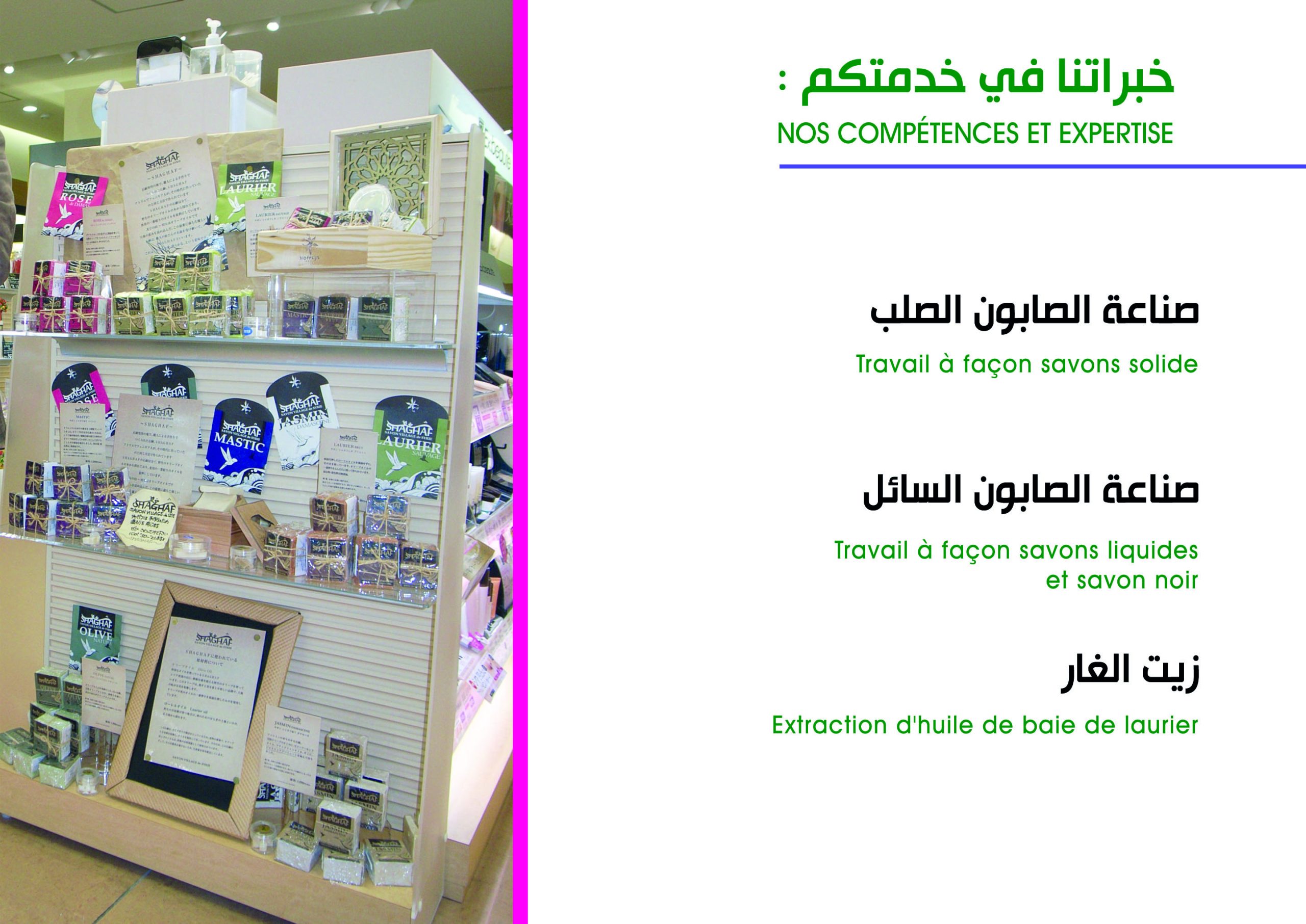 Compétences et expertises de Bio Des Lys